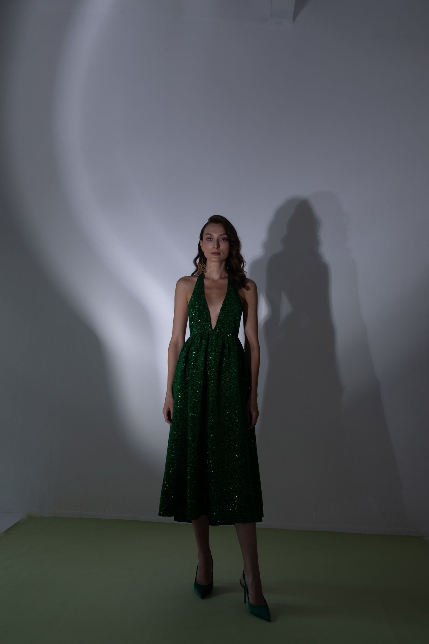 Emma Halter Long Dress