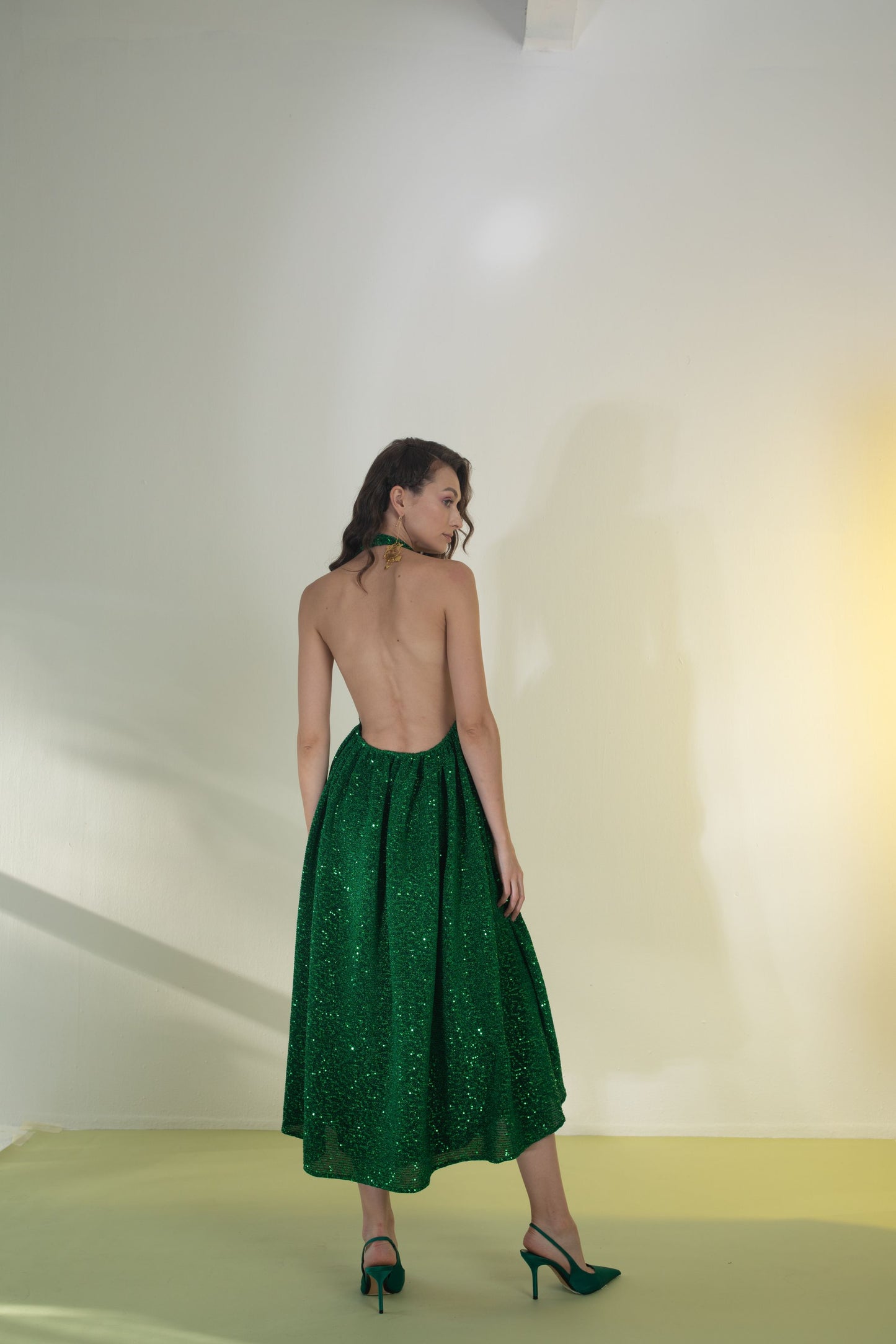 Emma Halter Long Dress