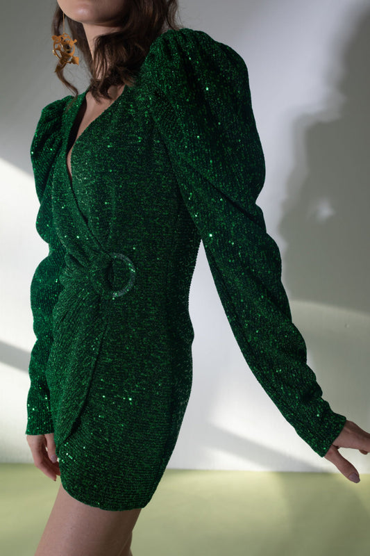 Emma Wrap Short Dress